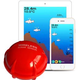 Finder New Portable Fish Finder Bluetooth Wireless Echo Sounder Sonar Sensor Depth Fishfinder for Lake Sea Fishing IOS & Android
