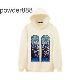 2024 Spring and Autumn Youth Oil Painting Hooded Plush Sweater Pullover Hoodie Casual Couple Coat Street Trend Hellstar