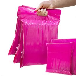 Bags INPLUSTOP 50Pcs/lots Poly Courier Bags EcoFriendly Rose Colour Envelope Tote Mailing Bag Thicken Waterproof Plastic Express Bag