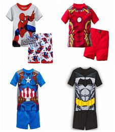 New arrived Childrens clothing boy girl child cartoon shortsleeve set summer lounge children Pajamas set baby set sleeping wear8129462