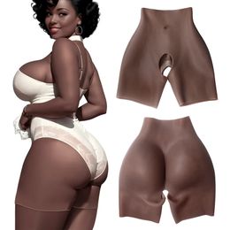 Silicone Butt Pads 1.2cm Sexy Female Realistic Buttocks and Hips Enhancement High Waist Shapewear for African Woman Big Ass 240417