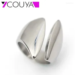 Cluster Rings Women Silver Color Made In Stainless Steel Fashion And Elegant