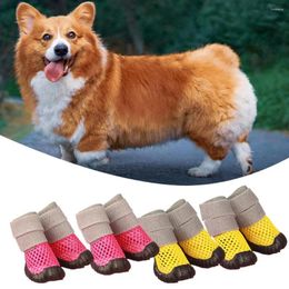 Dog Apparel Stylish Elasticated Comfortable To Wear Wear-resistant Summer Ultra-light Pet Rain Boots Waterproof