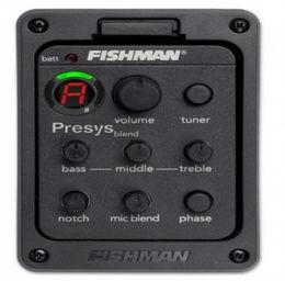 Fishman presys blend 301 Dual Mode Guitar Preamp EQ Tuner Piezo Pickup Equaliser System With Mic Beat Board In Stock3877395
