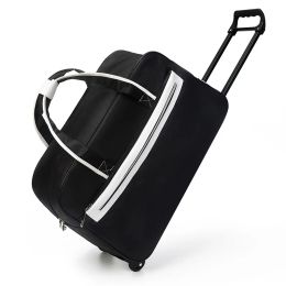 Carry-Ons Large Capacity Trolley Bag Travel suitcase with wheels Women Men Fashion Wheeled Bag Waterproof Oxford Rolling Luggage Bag