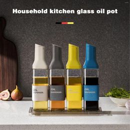 Storage Bottles Glass Oil Jug Olive Dispenser Wine Container Seasoning Bottle Pot For Vinegar Leak-Proof Kitchen Accessories Tools