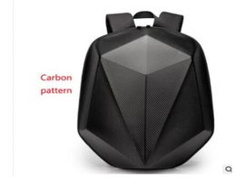 Motorcycle helmet bag waterproof carbon Fibre hard shell turtle bag backpack knight riding bag1730706