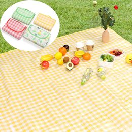 Picnic Blanket Outdoor Foldable Waterproof Tent Mat Tablecloth Thicken Pad Portable Camping Travel Beach Blanket Camping Equipme 240416