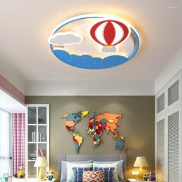 Ceiling Lights Creative Air Balloon Chandelier For Children Bedroom Nursery Kids Room Lamp Cloud Light Dimmable Lustre Boy Lighting