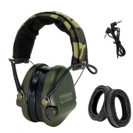 Accessories Sordin Headphones Hunting Noise Cancelling Pickup Headset Electronic Hearing Protection + Camouflage Headband + Gel Ear Pads