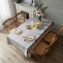 Table Cloth Rectangular Tablecloth Modern Minimalist Style Thickened Polyester Printed Coffee Household Dust Cover Towel