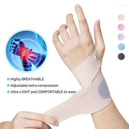 Wrist Support 1PC Adjustable Thin Compression Guard Sprain Brace Tendon Sheath Pain For Men Women Exercise Safety