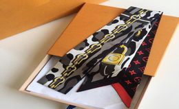 2020 Spring and autumn new fashion men and women 100 silk scarf soft women silk scarf wrist band headband accessories delive2119434