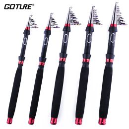 Combo Goture FLAME Telescopic Fishing Rod 1.8m 2.1m 2.4m 2.7m 3.0m Feeder Travel Rod Freshwater Saltwater Fishing Rod for Carp Pike