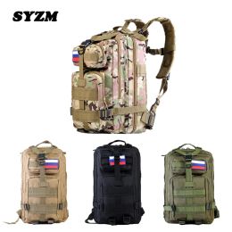 Backpacks SYZM Men Army Military Tactical Backpack Nylon 30L/50L 3P Softback Outdoor Waterproof Rucksack Hiking Camping Hunting Bags