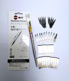 W900 Craft Knife Tools Kit for Art Handwork Repairing Cutting BGA Hobby Work Shovelling Glues Solder with 41 Blades of No11 16 179380340