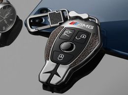 Aluminium Alloy Car Key Cover Case For Mercedes Benz C E C200L GLC260L GLA200 E300L C260LKey Case For Car70373663705914