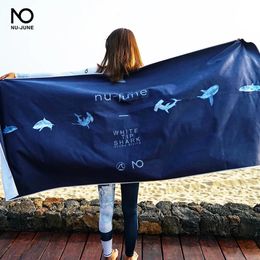 Nu-June Outdoor Microfiber Towel Camping Sport Swimming Beach Bath Towels Hand Face Body Antibacterial Hiking Travel Quick Dry 240415