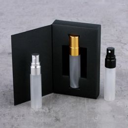 Storage Bottles 5ml Perfume Atomizer Portable Mini Press Type Liquid Container With Box Spray Bottle Travel