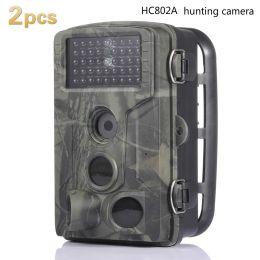 Cameras Suntekcam Hunting Trail Camera 24MP 2.7K Night Vision Waterproof Cameras Photo Trap Wireless Wildlife Surveillance HC802A