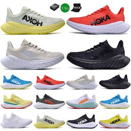 One Hokkas Bondi 8 Clifton 9 Running Shoes for Men Women Carbon X 2 X3 Mach X Mach Challenger 7 Triple White Black M Speedgoat 5 Wide Trainers Stinson 6 Atr 3