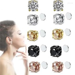 Stud Earrings Fashion Magnetic Acupuncture Weight Loss Ear Non Piercing Bio Slimming Stimulating Acupoints Health Jewelry