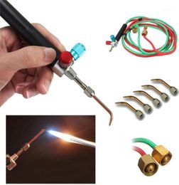 5 Tips In Box Micro Mini Gas Little Torch Welding Soldering Kit Copper And Aluminum Jewelry Repair Making Tools16234742