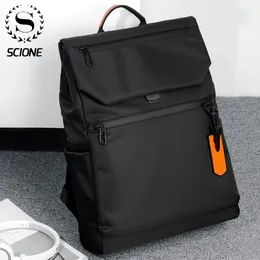 Backpack Scione Trend Laptop Backpacks Student Teenagers Casual Travel Bags Large Capacity Waterproof Men Rucksacks K538