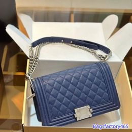 Luxury Crossbody Bag Shoulder Chain Bags luxurys Handbag Mirror Quality Women Classic Genuine leather Caviar Bag Sling Bag small Flap Quilted Envelope Underarm Bag