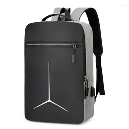 Backpack 2024 Business Computer Bag Male Large Capacity Leisure Schoolbag Sports Simple Commute