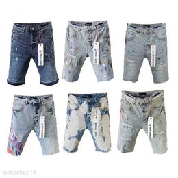 Jeans viola short jeans designer designer ore dritte night club estate night club blu shorts shorts patch di lusso stesso marchio