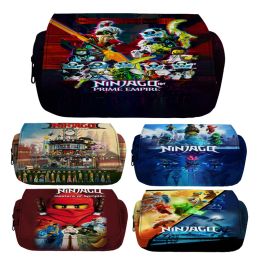 Cases Game Ninja Pencil Case Boys Girls Teens School Supplies Cartoon 3D Print Pencil Case Office Pencil Bags Makeup Purse