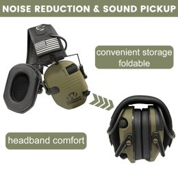 Accessories Tactical Headset Military Hunting Shooting Earmuffs Noise Cancelling Headphones Ear Protectors Noise Reduction Soundproof