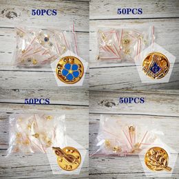 50 Pieces Wholesale Of Mini Masonic Lapel Pins Badge Mason Freemason FORGET ME NOT Zinc Alloy Banquet Brooch Material 240412