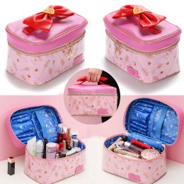 Cases Sailor Action Figure Women PU Leather Makeup bag Multifunction Ladies Wash Toiletry Travel Cosmetic Organiser Storage Bag