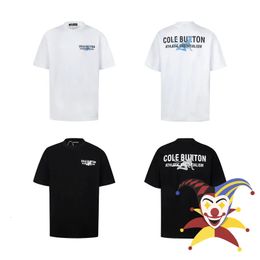 Cole Buxton T Shirt Men Women Couple Casual CB T-Shirt 100% Cotton Black White Tee Tops 240419