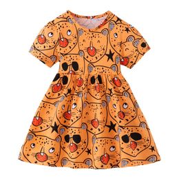 Summer new children's dress Princess dress European and American Catone girls dress children's skirt