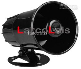 12V Black Loud Universal Auto Car Security Alarm Siren Horn Speaker Loudspeaker Vehicle5647502