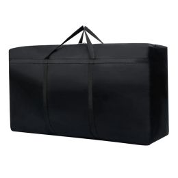 Bags Unisex Foldable Oxford Cloth Luggage Bag Large Capacity Dustproof Storage Bags Thickened Portable Thin Duffle Bag Big Moving Bag