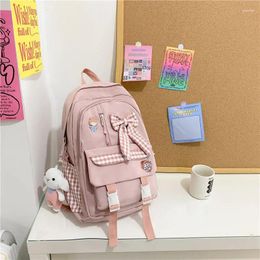 Backpack Children Girls School Bag Female Ins Large Capacity Backpacks Junior High Senior Cute