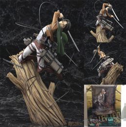 25cm Action Figure Attack On Titan Rivuai Doll Levi PVC ACGN figure Garage Kit Toys Brinquedos Anime Toy Doll Christmas Gift L02263692679