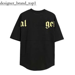 Palm Angles High Quality Designer Mens Tshirt Bear Plam Printing Tee Casual Luxury Street Trendy Short Sleeve Clothing Loose Soft Womens Plam Angles T Shirt 2106