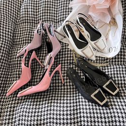 Fashion Wedding Bottoms Women High Heel Sandals Dress Shoe Buckle Ankle Strap stiletto Heels Formal shoes Size 34-41