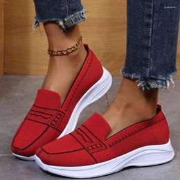 Casual Shoes Fashion Sneakers Women Flat For Slip On Woman Breathable Zapatos De Mujer Ladies Vulcanised