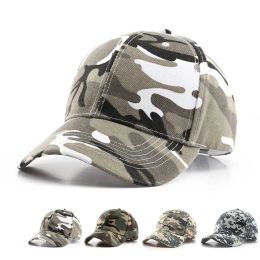 Hats Men's Camouflage Baseball Caps Tactical Sunscreen Hat Adjustable Military Army Camo Airsoft Hunting Camping Hiking Fishing Caps