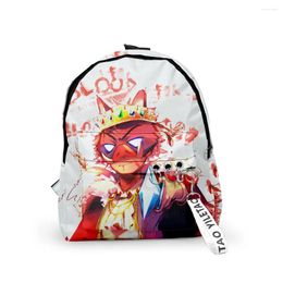 Backpack Hip Hop Dream SMP Teechnoblade School Bags Travel Boys Girls Small 3D Oxford Waterproof Key Chain Notebook Backpacks