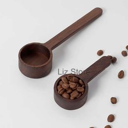 숟가락 커피 10g 나무 콩 8g 스쿠프 검은 호두 분유 가루 측정 스푼 다기능 나무 스쿠프 주방 도구 Th0923 s s