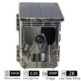 Cameras Outdoor 4G LTE Cellular Trail Camera Hunting Wireless Cam 30MP&2.7k Videos,No Glow Night Vision,Motion Activated 120 Wide Angle