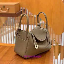 Herrmms Lindiss 9A top quality bag women purse Designer Tote Bags New original cow leather hand wax thread Bag Mini doctor layer With Original Logo