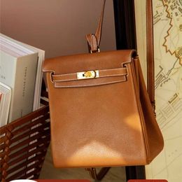 Tote bag genuine leather Top layer cowhide semi handmade Customised for womens new casual modern and high-end feel family leather